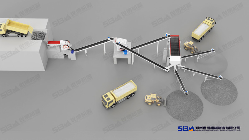 破碎大石頭成套破碎機(jī)設(shè)備