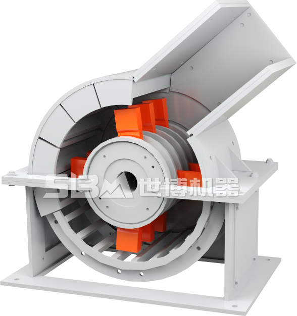 小型錘破碎機(jī)內(nèi)部結(jié)構(gòu)圖