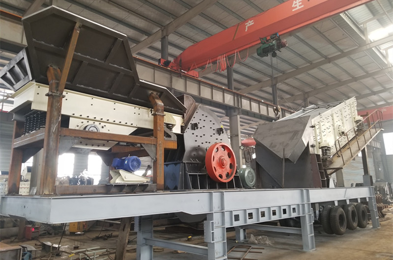 移動(dòng)重錘式破碎機(jī)，移動(dòng)石灰石破碎生產(chǎn)方案