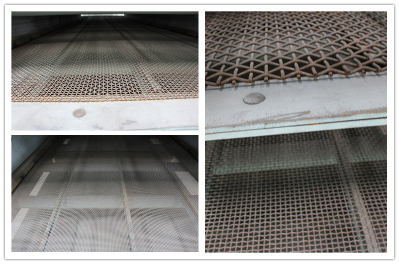 振動(dòng)篩篩網(wǎng)細(xì)節(jié)圖，篩網(wǎng)控制下料大小