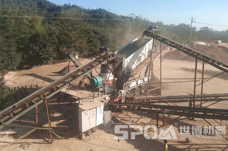 客戶采石場(chǎng)碎石再加工項(xiàng)目現(xiàn)場(chǎng)